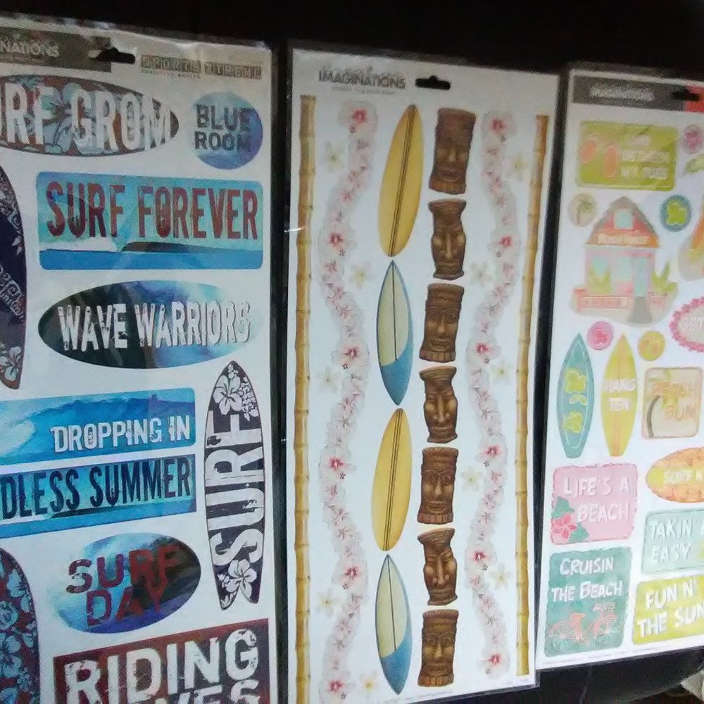 Tropical Creative Imaginations Provo Craft, etc Hawaiian  Scrapbooking